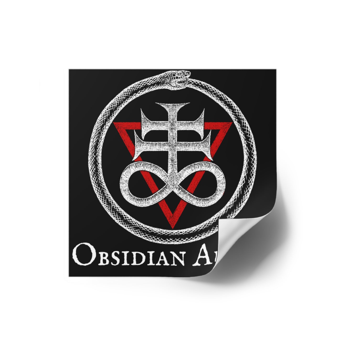 Obsidian Audio Square Sigil Stickers