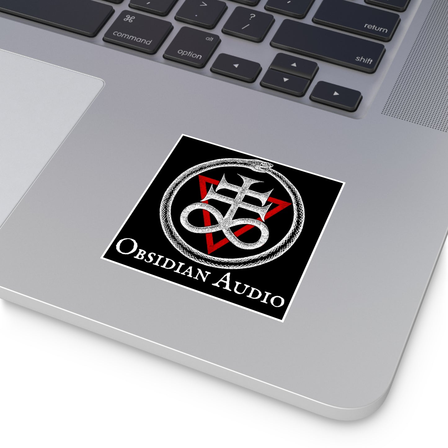 Obsidian Audio Square Sigil Stickers
