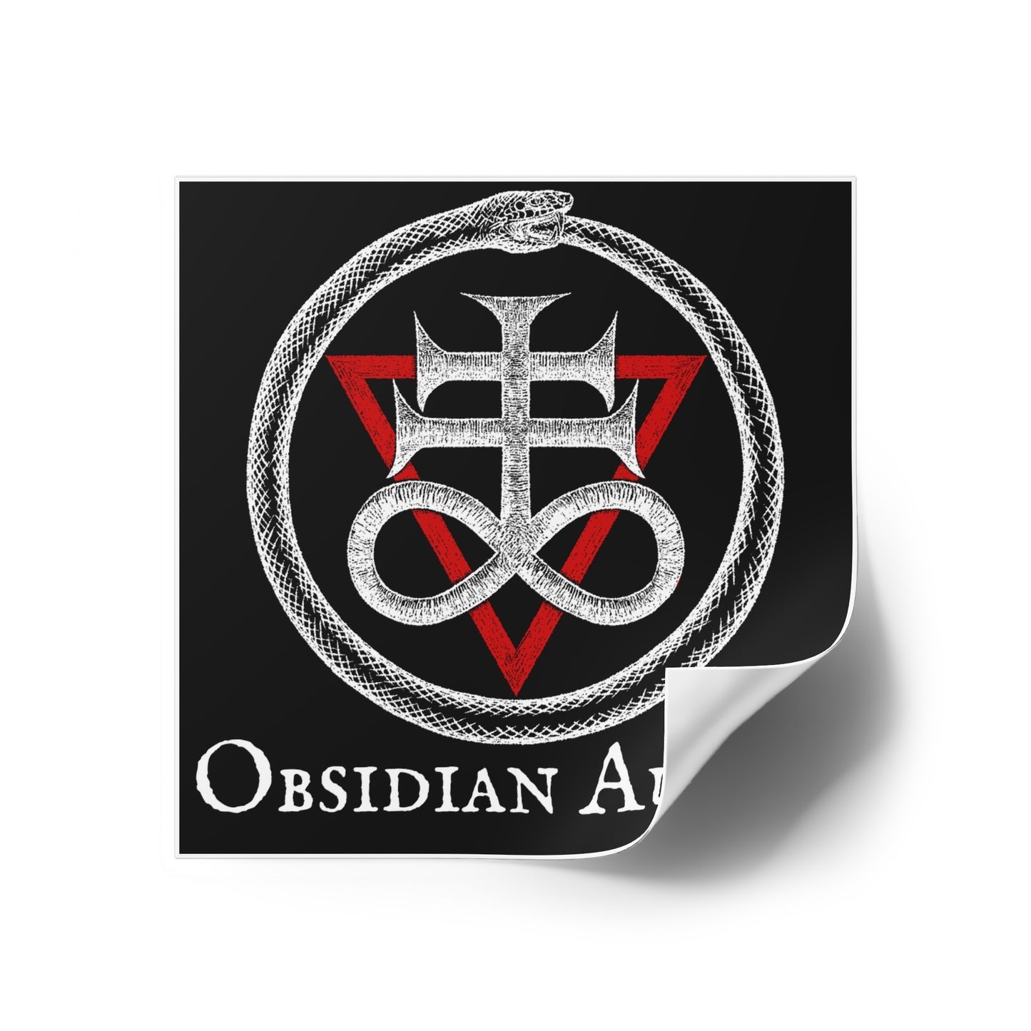 Obsidian Audio Square Sigil Stickers